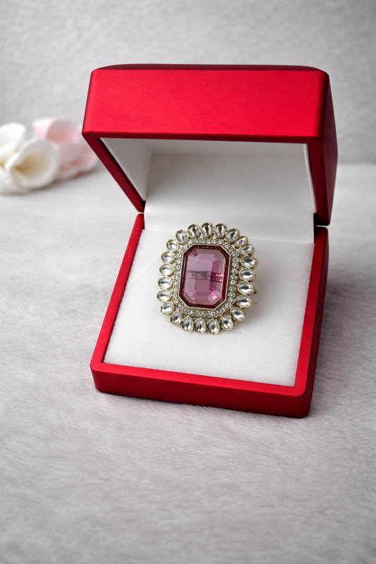 Emerald Cut Statement Ring