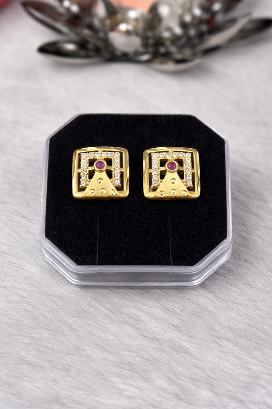Micro Gold Plated Earring