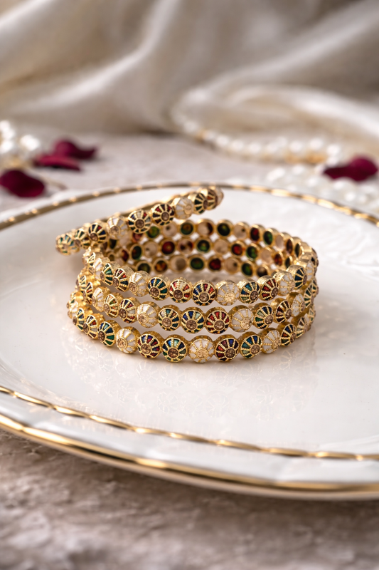 Rajwadi Multicolor Bangles